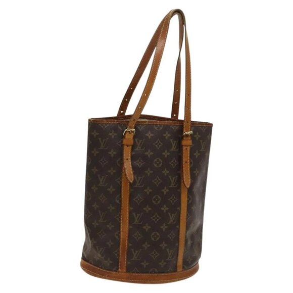 LOUIS VUITTON Monogram Bucket GM Shoulder Bag M42236 LV Auth 129218 - Picture 1 of 16